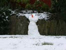 Ralph ... left to melt on his own. Its a sad life for a snowman