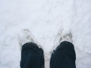My Feet in the snow