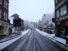 Snow- outside hostel. (jan 08)