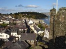 Over the town (Conwy)